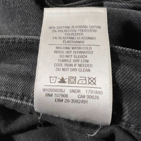 Hudson Jeans Los Angeles Elly Taper Black Denim Jeans Men’s Size 32 - Picture 9 of 12